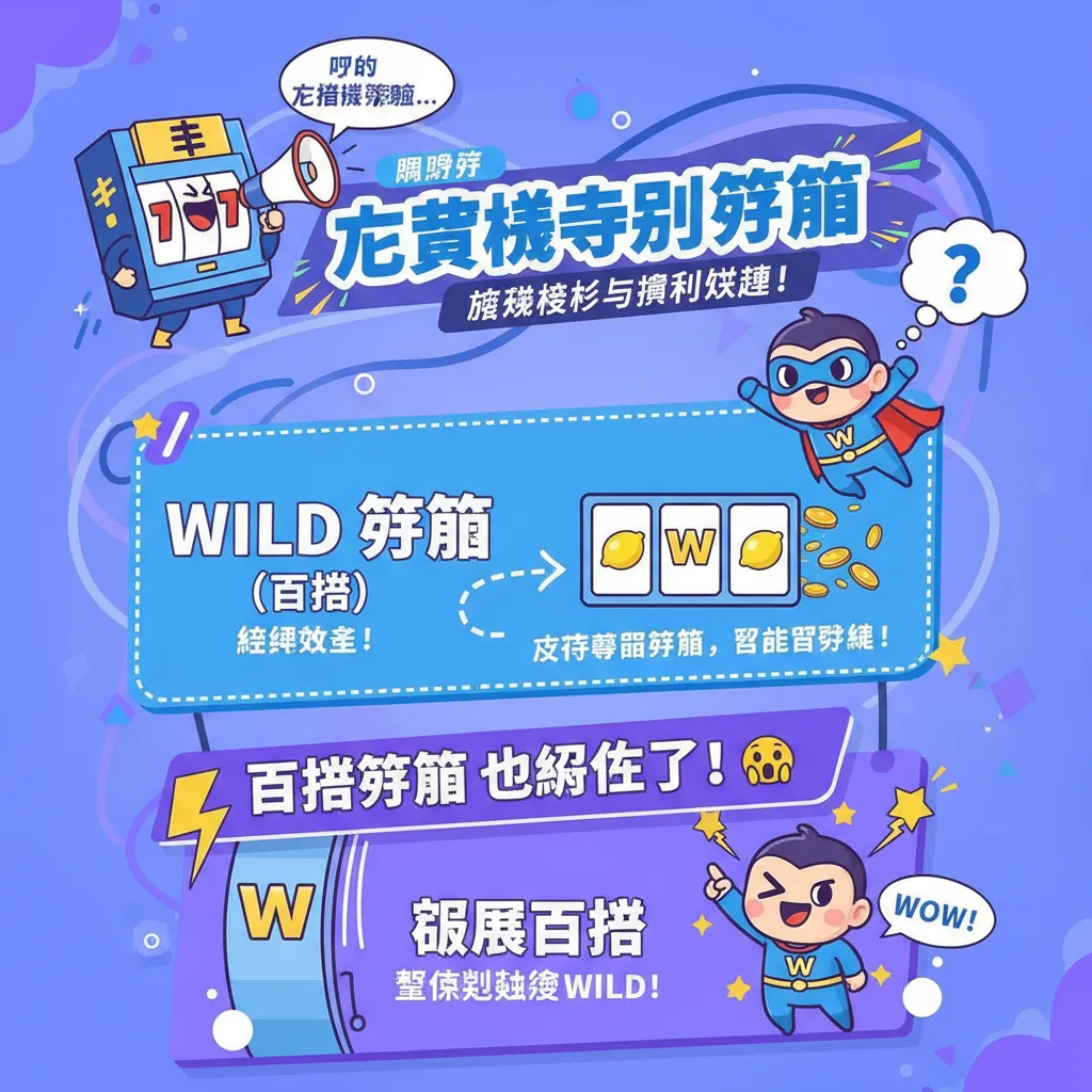 解密老虎機特別符號：從WILD符號到遊戲機制的獲利關鍵