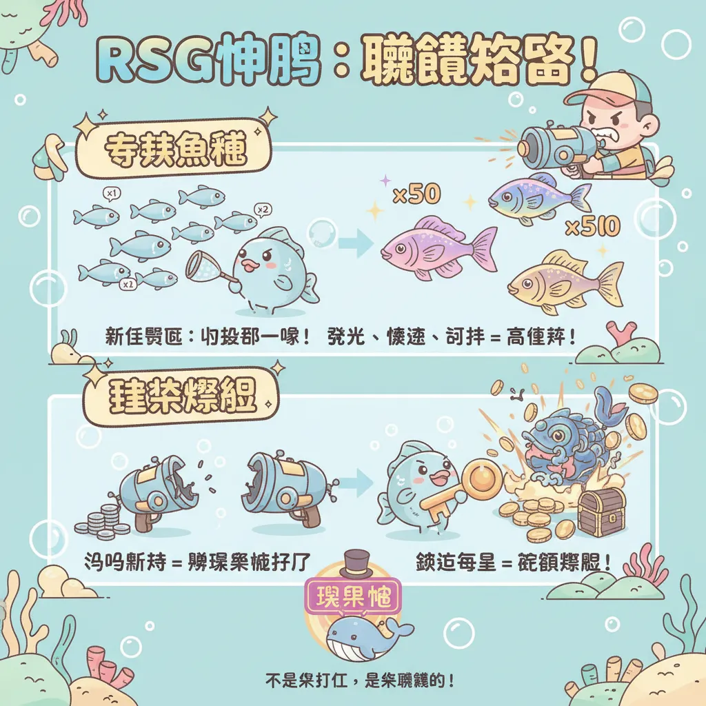 提升RSG捕魚獲利：解析特殊魚種倍率與擊殺獎勵策略