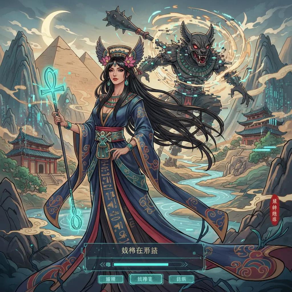 戰神塞特試玩 - 女神奈芙蒂絲